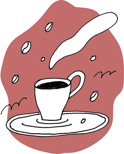 Our specialty coffee illustration